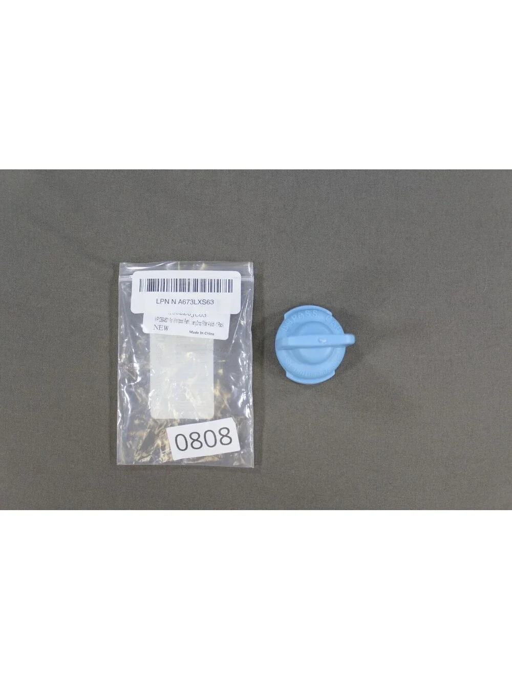 WP12664501 Fridge Filter Bypass Cap Plugs EveryDrop 4